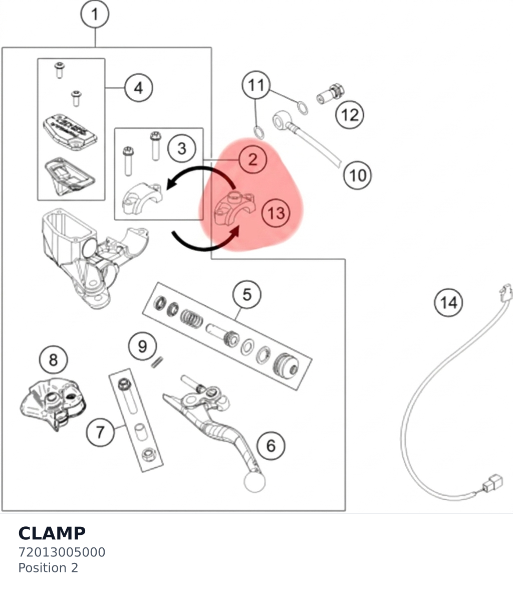 Diagram preview: CLAMP (72013005000)