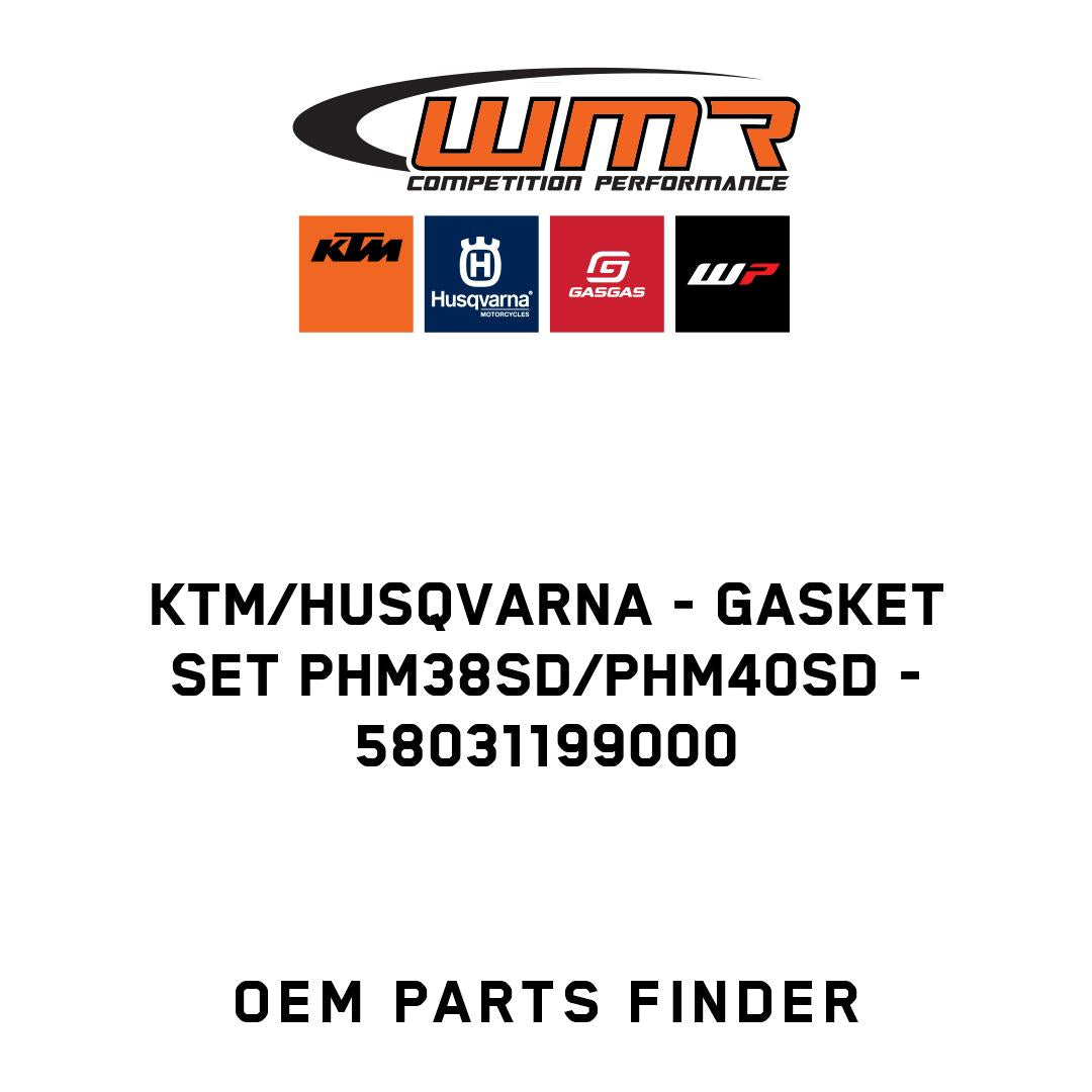 GASKET SET PHM38SD/PHM40SD