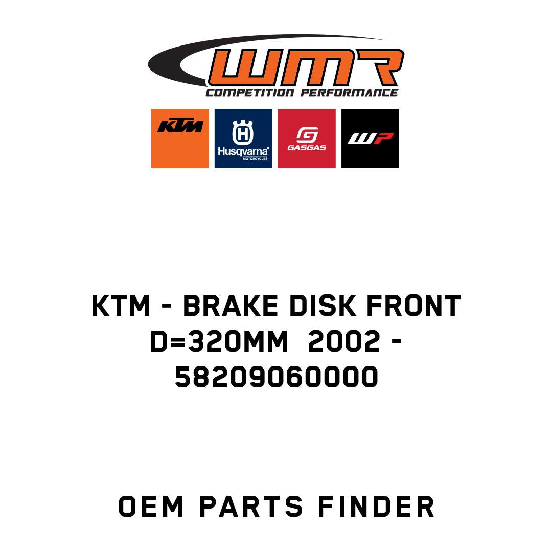 BRAKE DISK FRONT D=320MM 2002