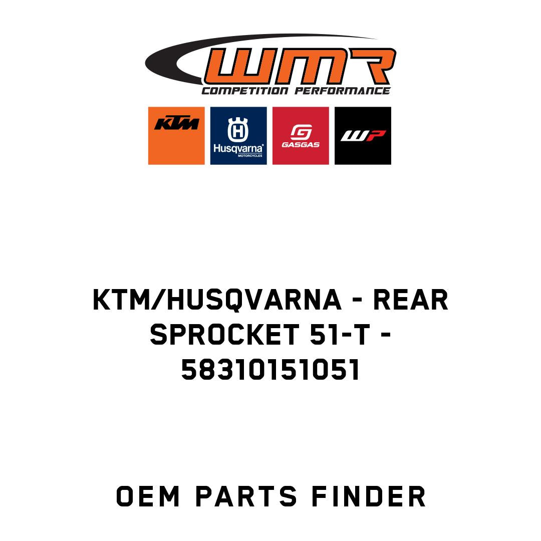 REAR SPROCKET 51-T