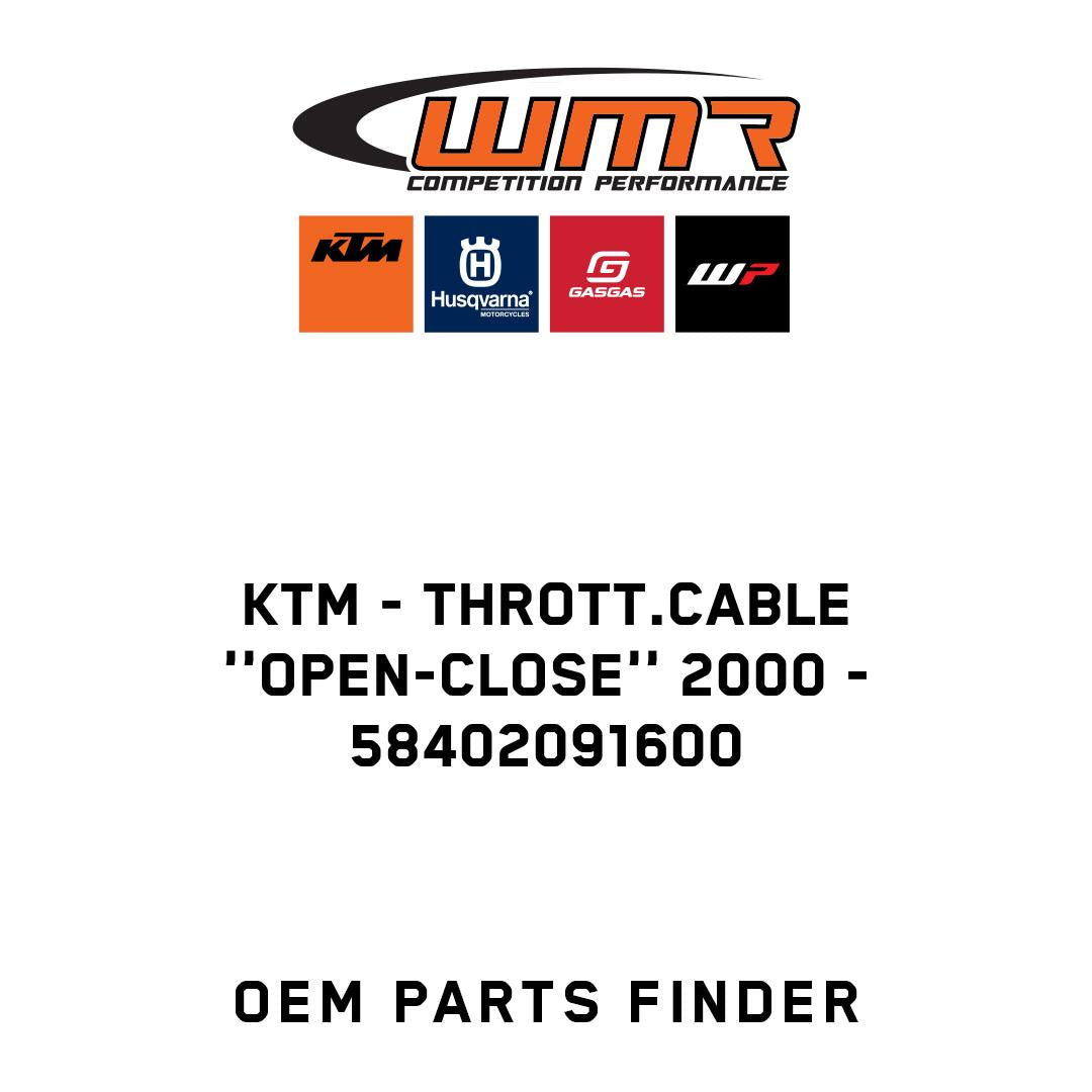 THROTT.CABLE ''OPEN-CLOSE'' 2000