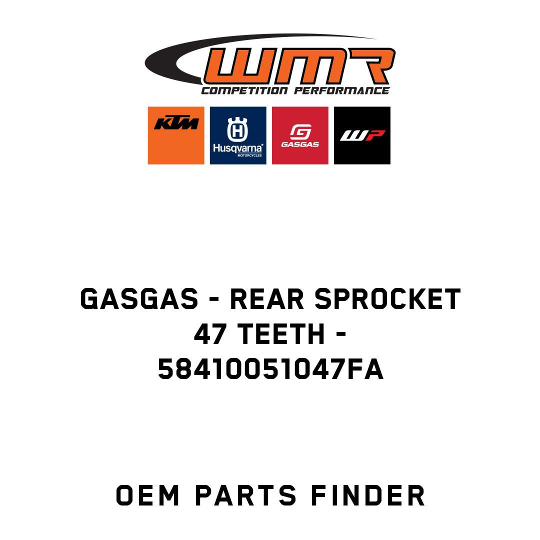 Rear sprocket 47 teeth