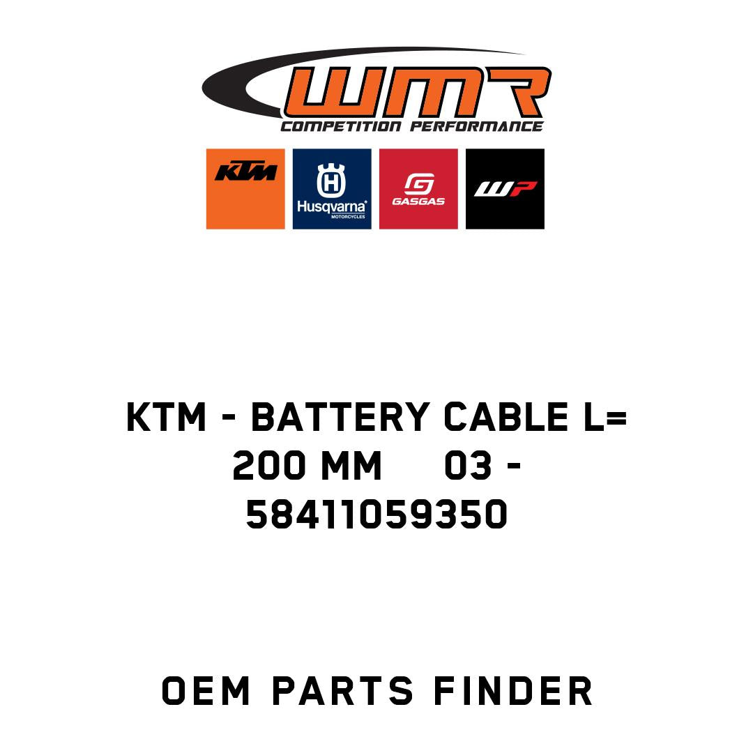 BATTERY CABLE L= 200 MM 03