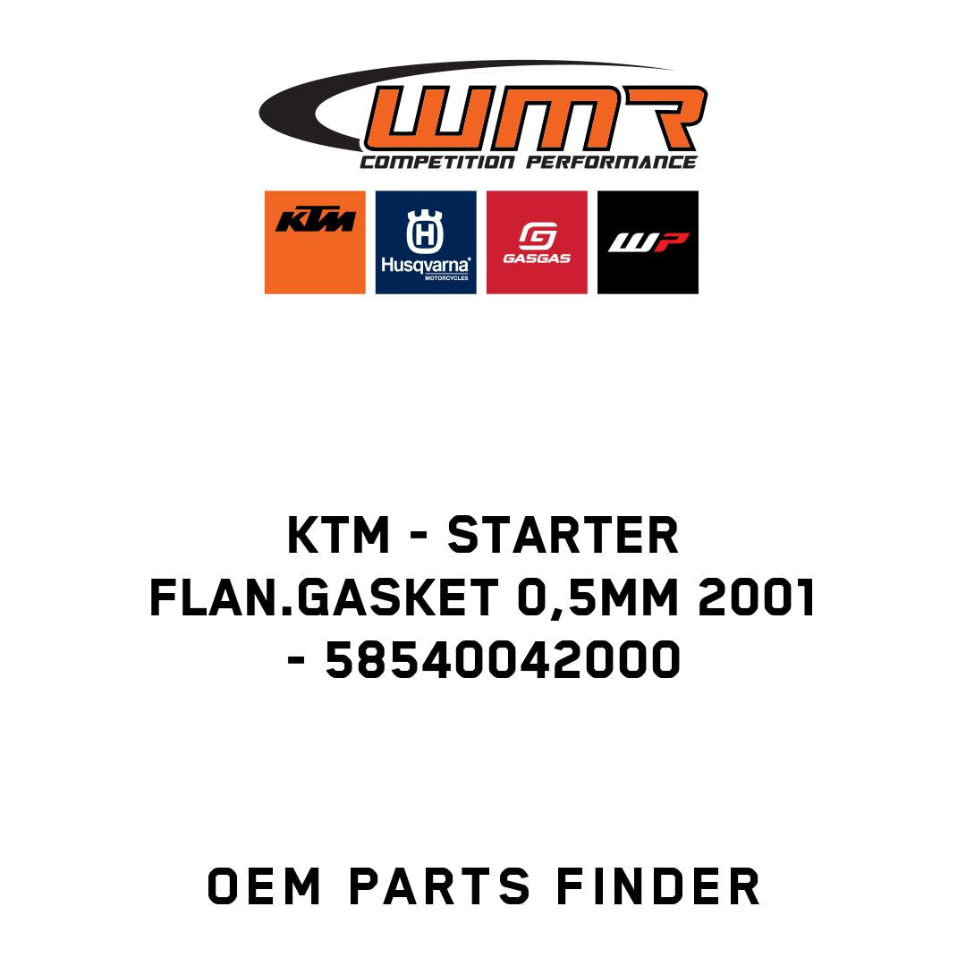 STARTER FLAN.GASKET 0,5MM 2001