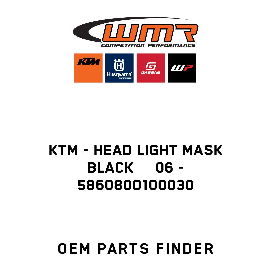 HEAD LIGHT MASK BLACK 06