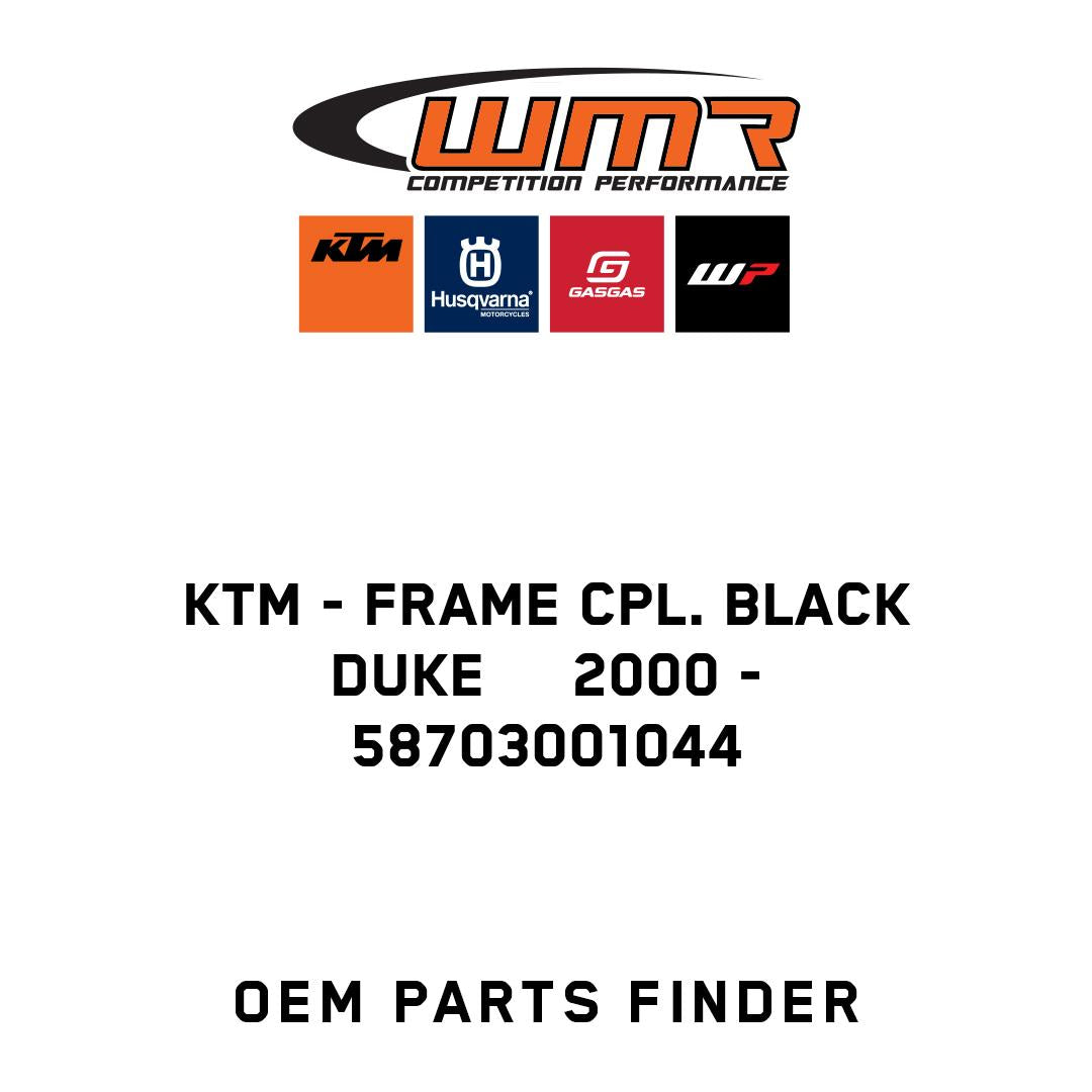 FRAME CPL. BLACK DUKE 2000