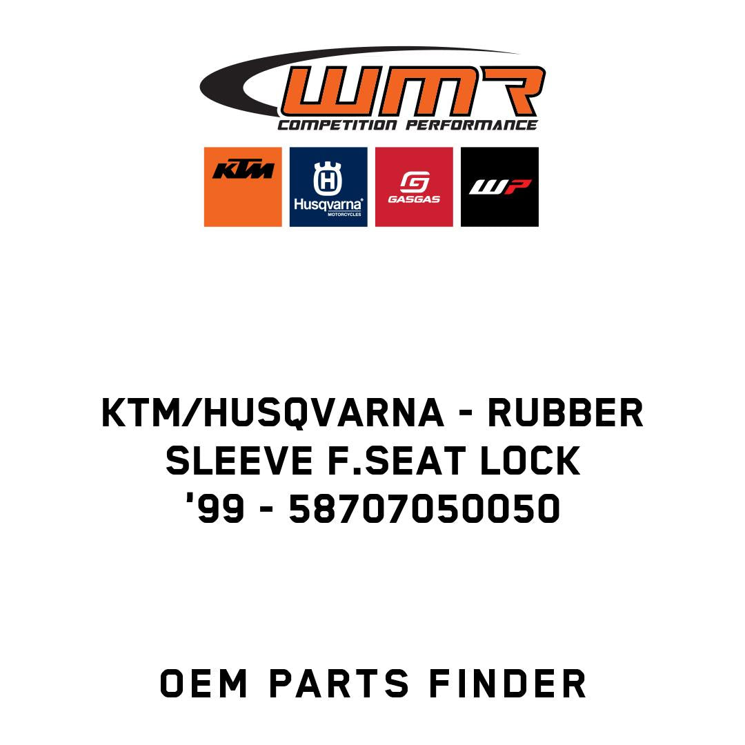 RUBBER SLEEVE F.SEAT LOCK '99