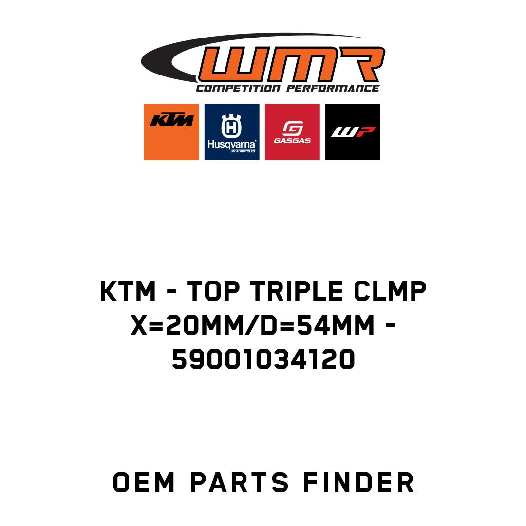 TOP TRIPLE CLMP X=20MM/D=54MM