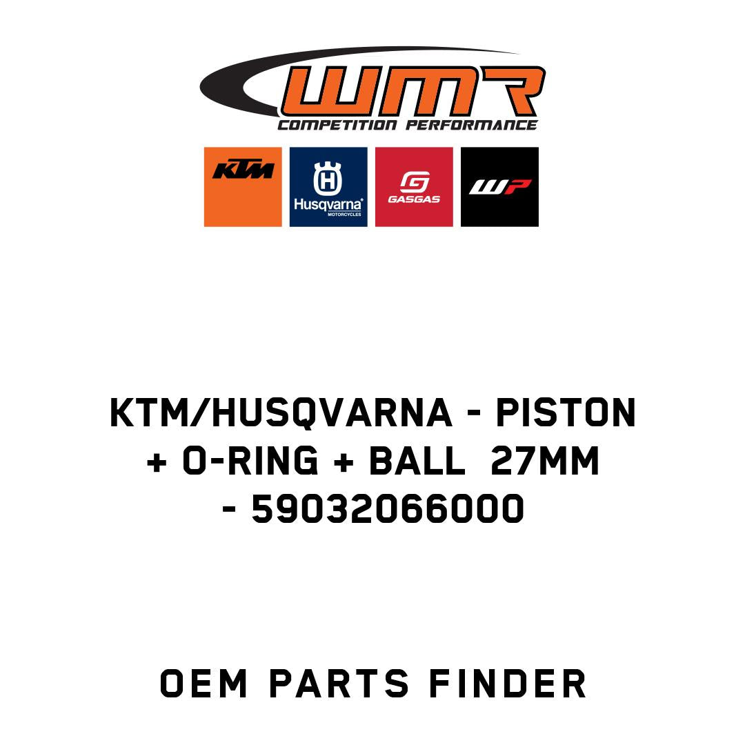 PISTON + O-RING + BALL 27MM