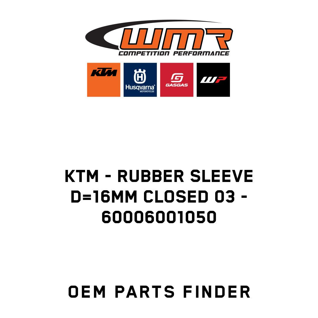 RUBBER SLEEVE D=16MM CLOSED 03