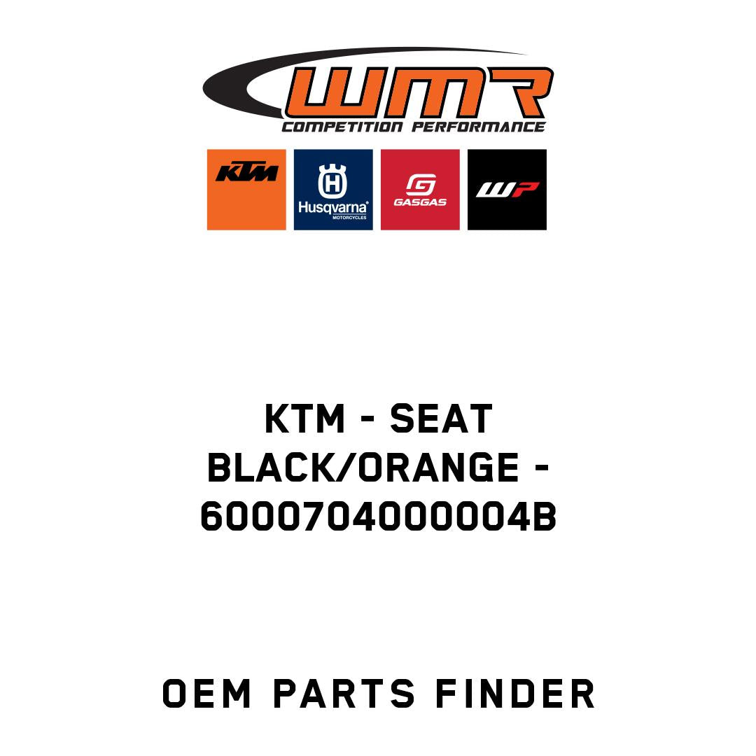 SEAT BLACK/ORANGE