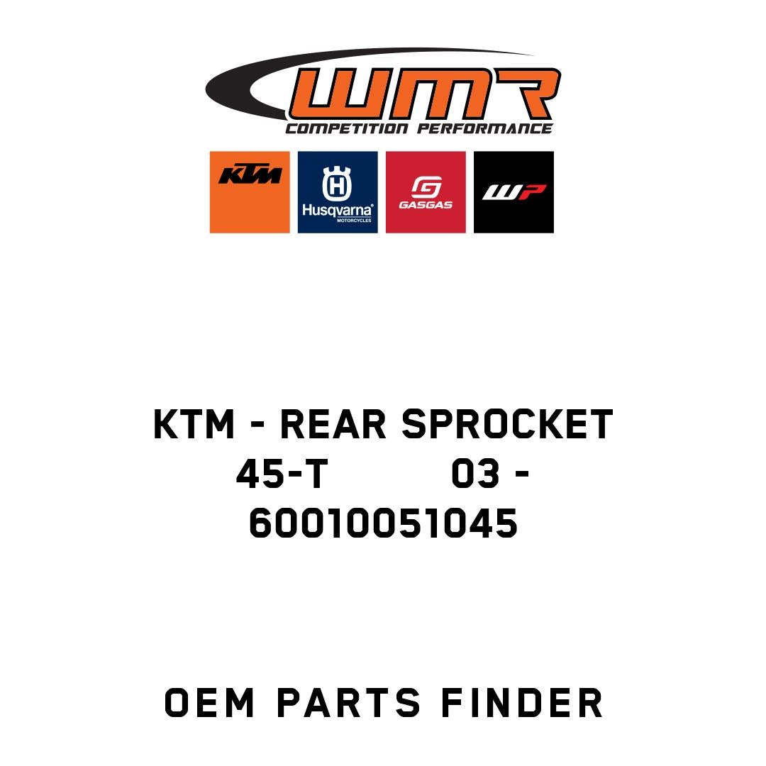 REAR SPROCKET 45-T 03