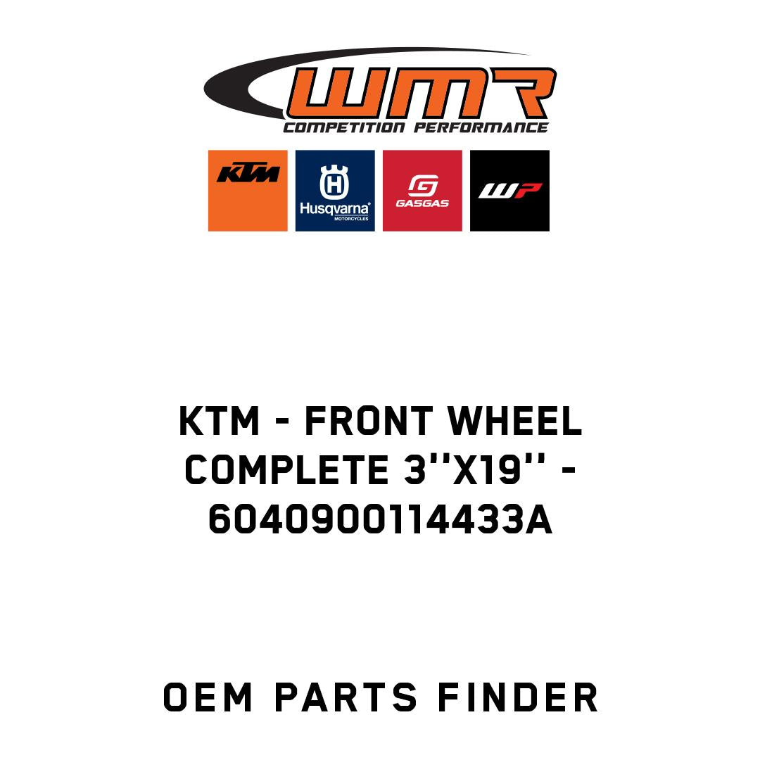 Front wheel complete 3''X19''