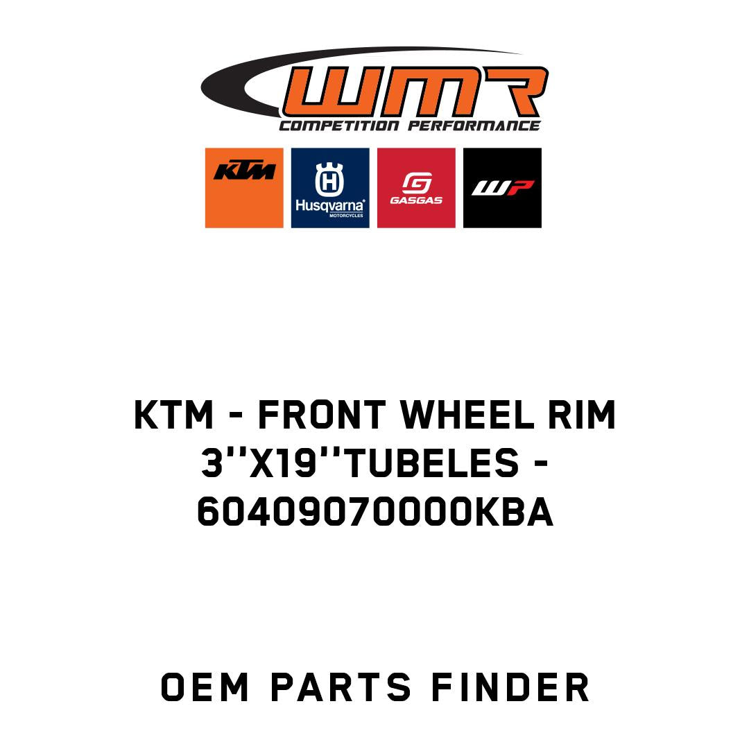 FRONT WHEEL RIM 3''X19''TUBELES