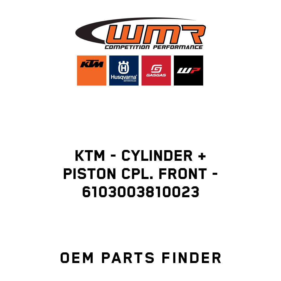 CYLINDER + PISTON CPL. FRONT
