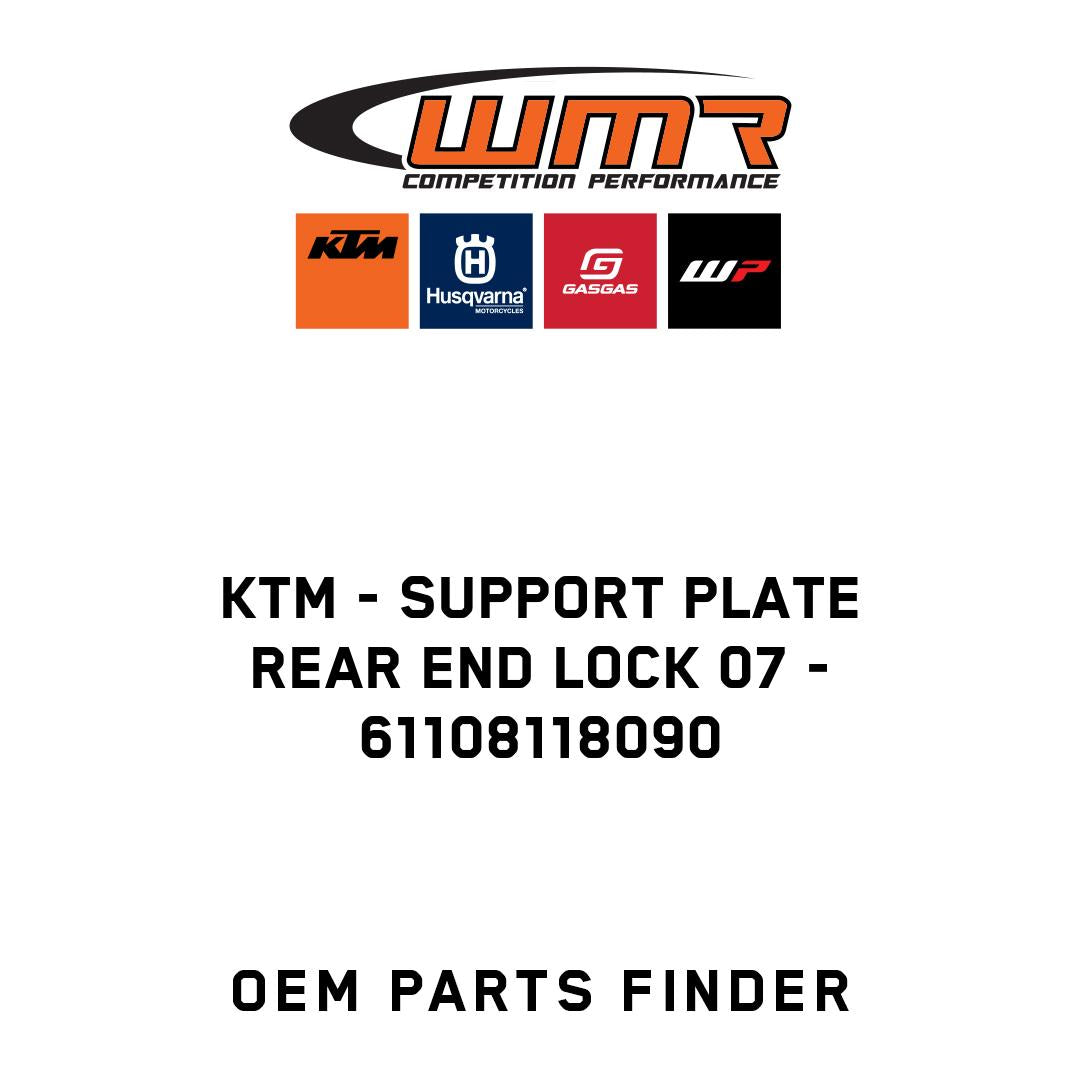SUPPORT PLATE REAR END LOCK 07