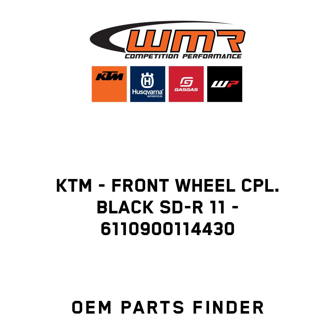 FRONT WHEEL CPL. BLACK SD-R 11