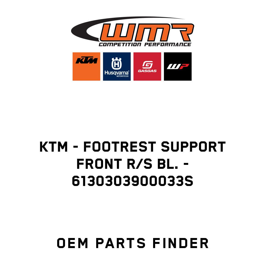 FOOTREST SUPPORT FRONT R/S BL.