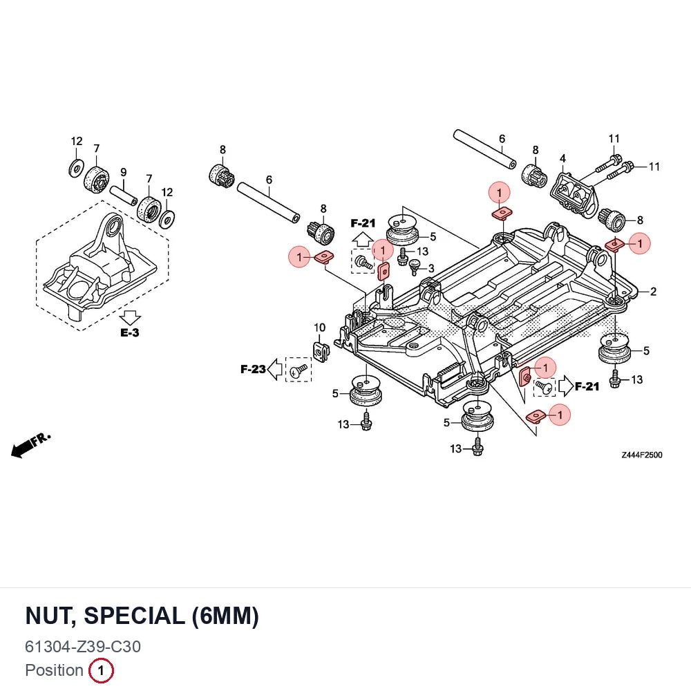 NUT, SPECIAL (6MM)