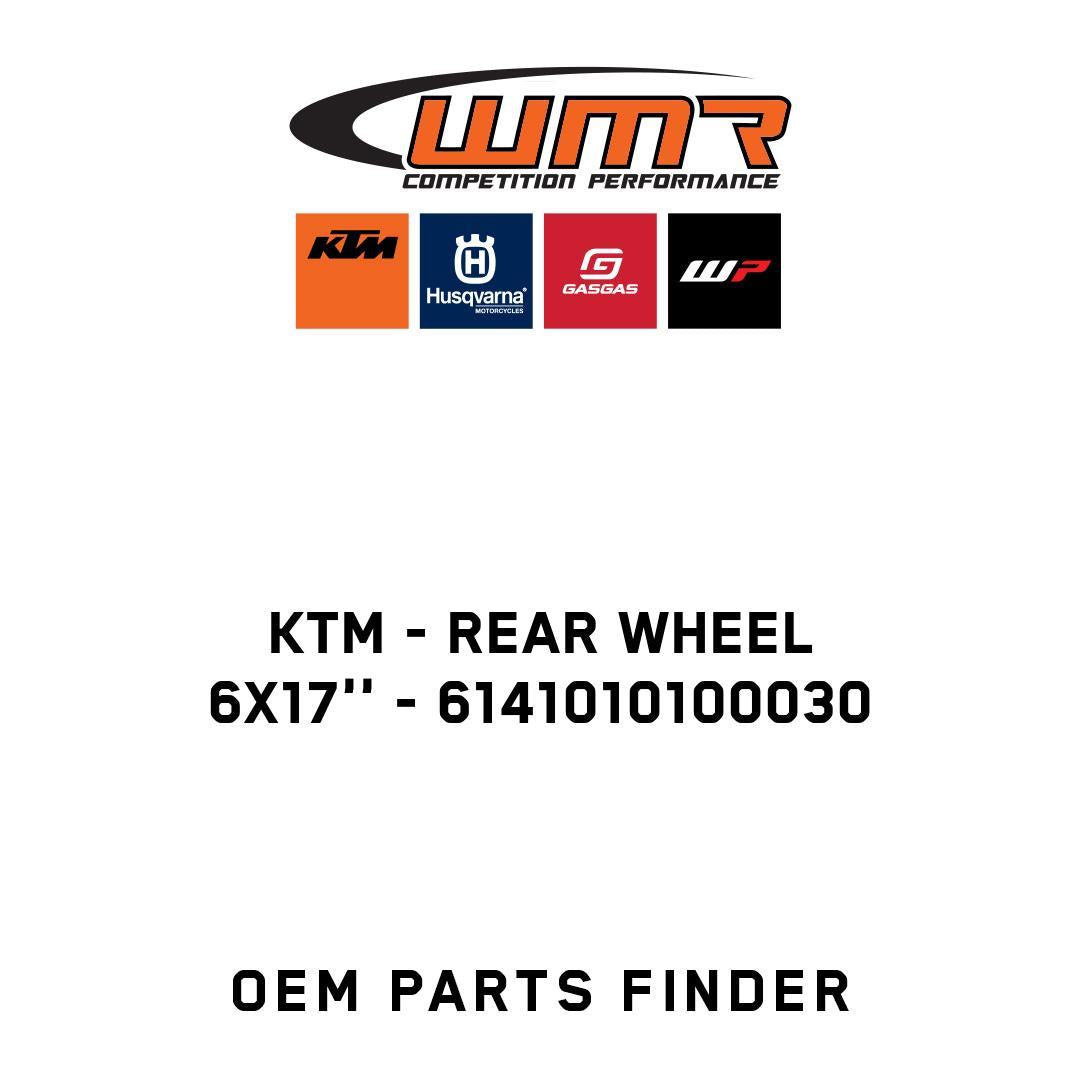 REAR WHEEL 6X17''