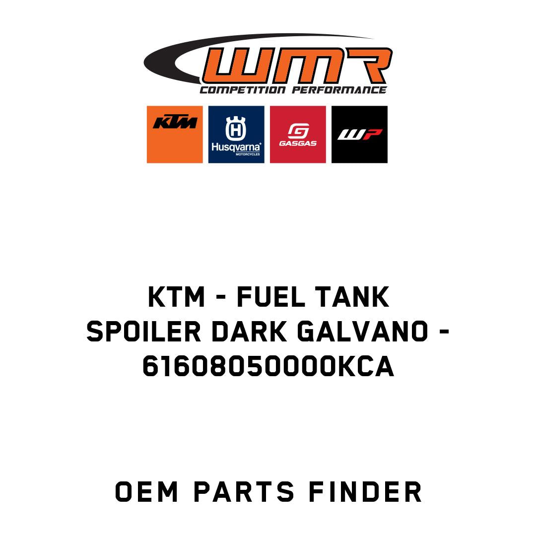 Fuel tank spoiler dark galvano
