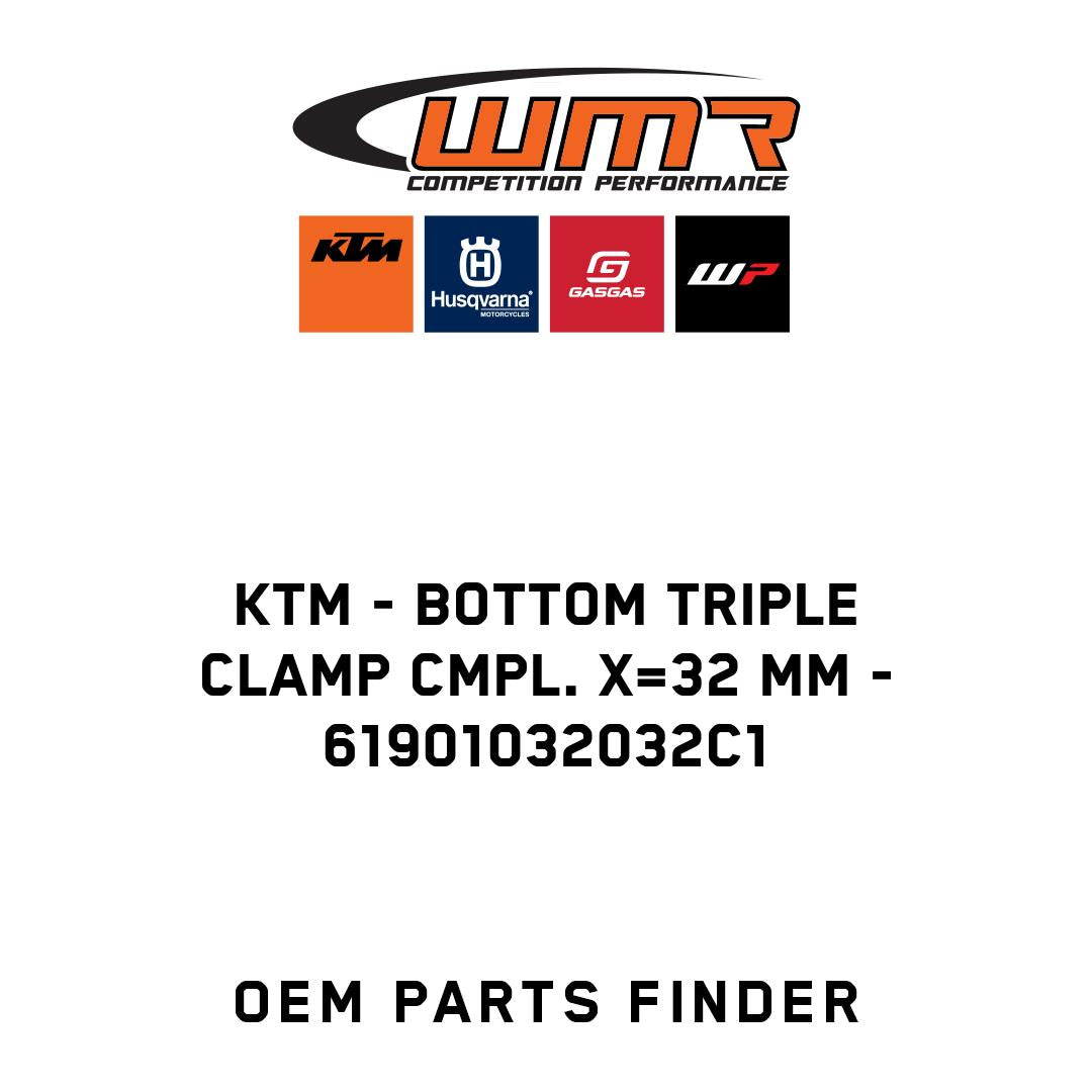 Bottom triple clamp cmpl. X=32 mm