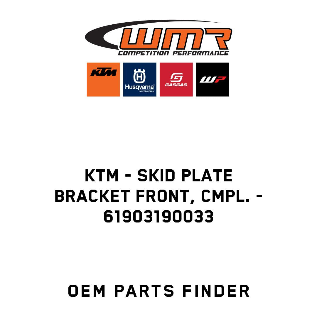 Skid plate bracket front, cmpl.