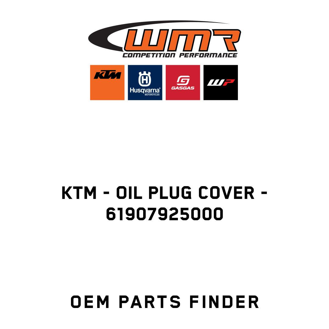 Oil plug cover