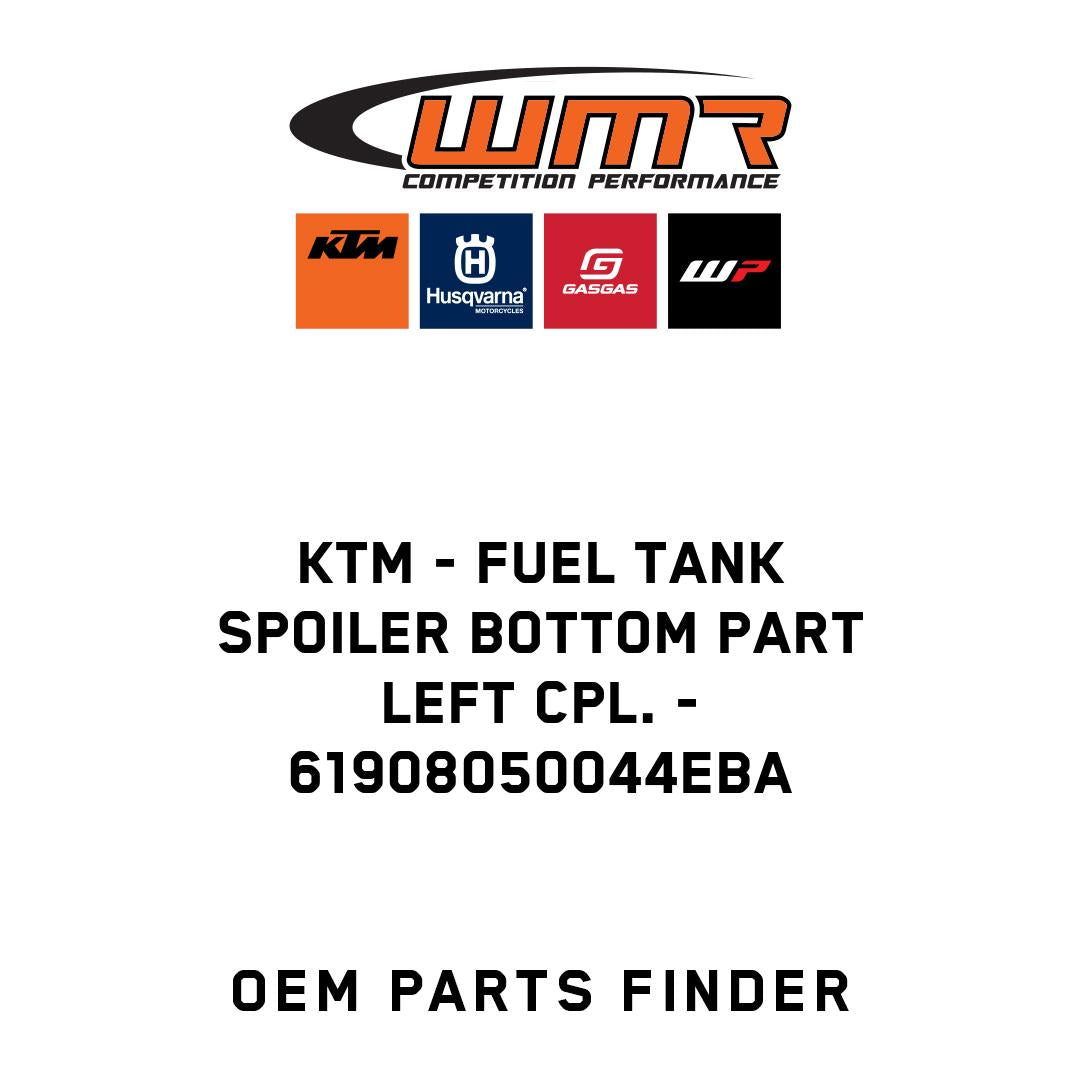 Fuel tank spoiler bottom part left cpl.