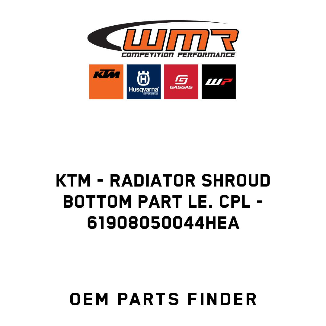 Radiator shroud bottom part le. Cpl