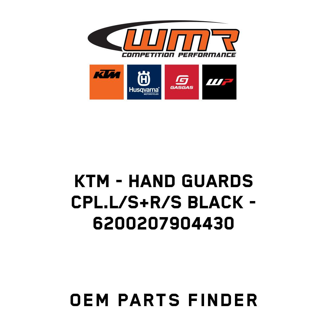 HAND GUARDS CPL.L/S+R/S BLACK
