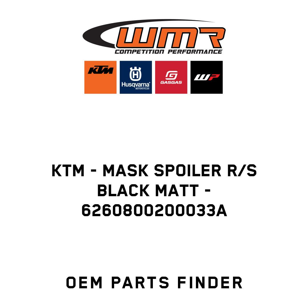 MASK SPOILER R/S BLACK MATT