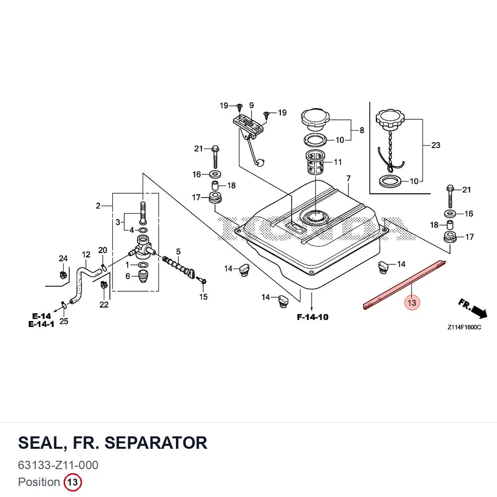 SEAL, FR. SEPARATOR