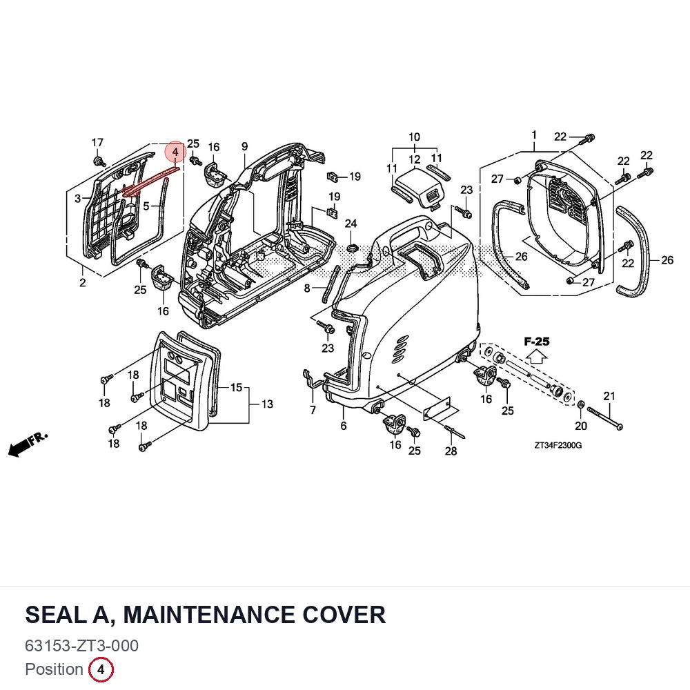 SEAL A, MAINTENANCE COVER