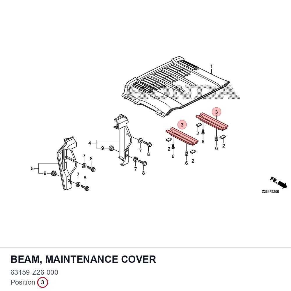 BEAM, MAINTENANCE COVER