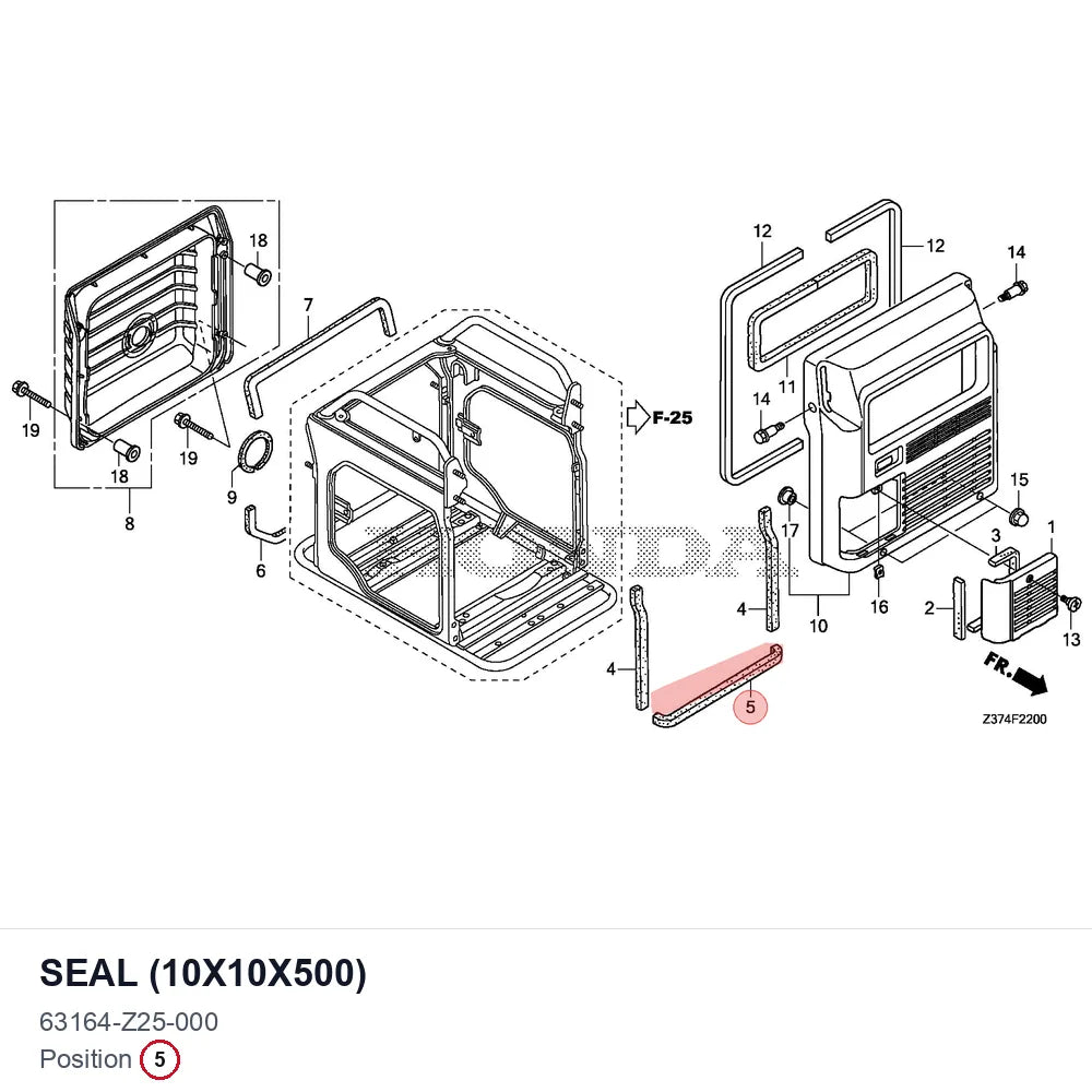 SEAL (10X10X500)