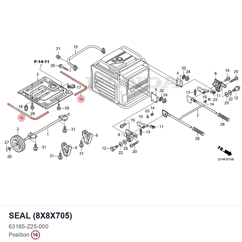 SEAL (8X8X705)