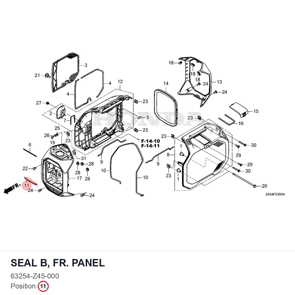 SEAL B, FR. PANEL