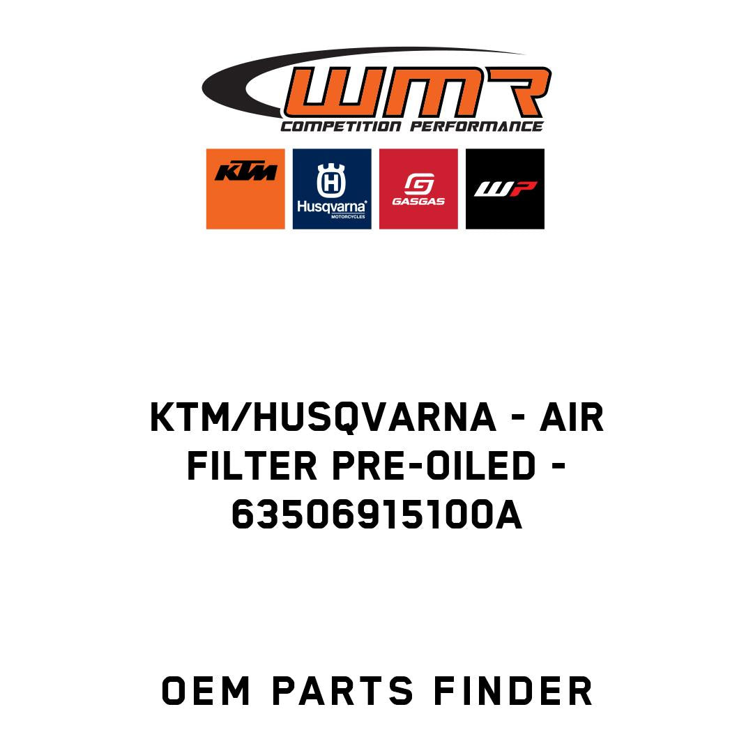 Air filter pre-oiled
