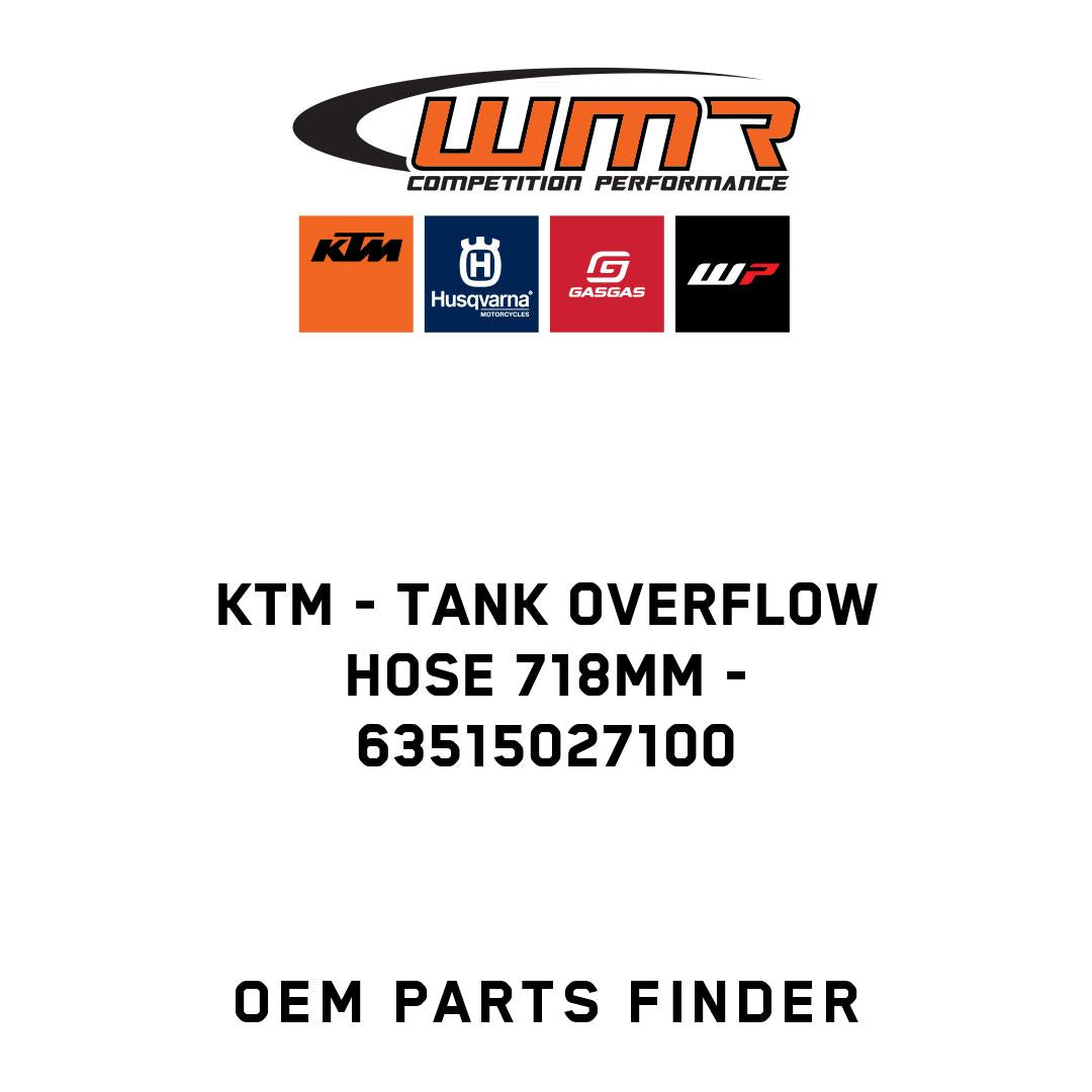 Tank overflow hose 718mm
