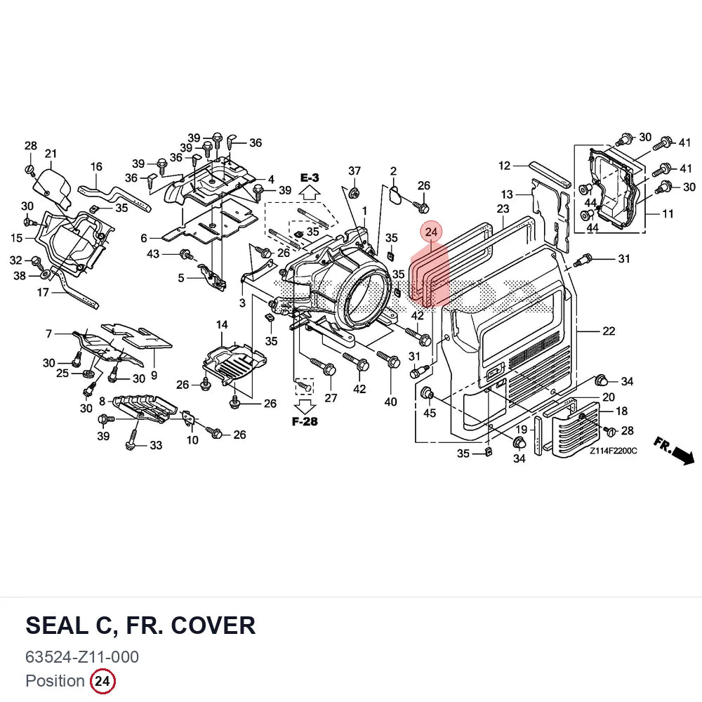 SEAL C, FR. COVER