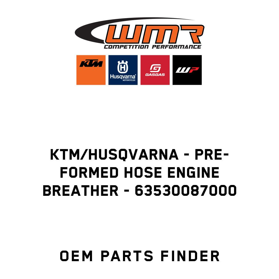 Pre-formed hose engine breather