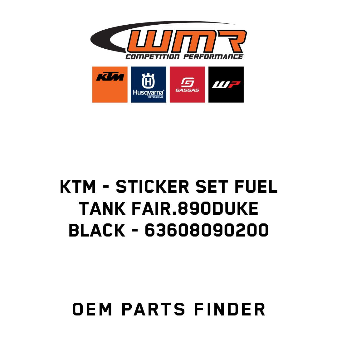 Sticker set fuel tank fair.890Duke black