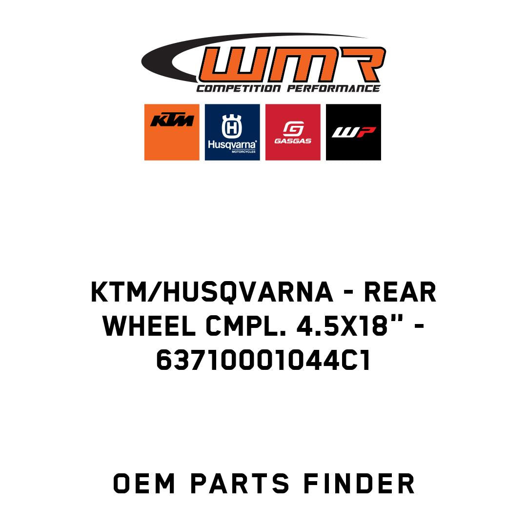 Rear wheel cmpl. 4.5x18"