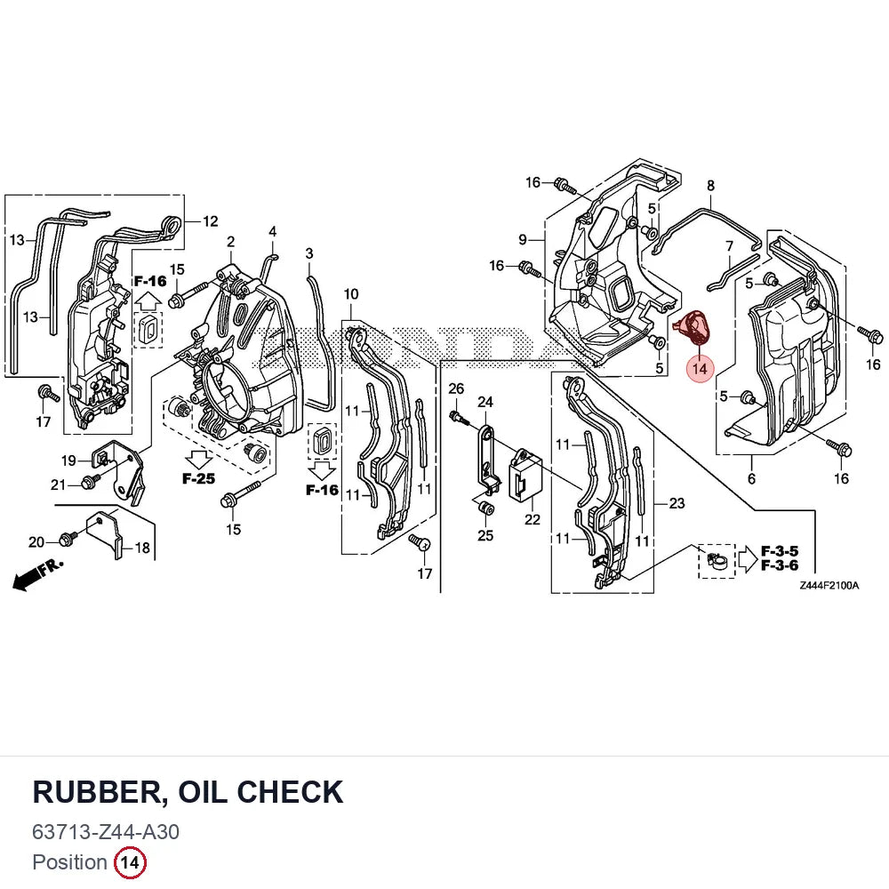 RUBBER, OIL CHECK