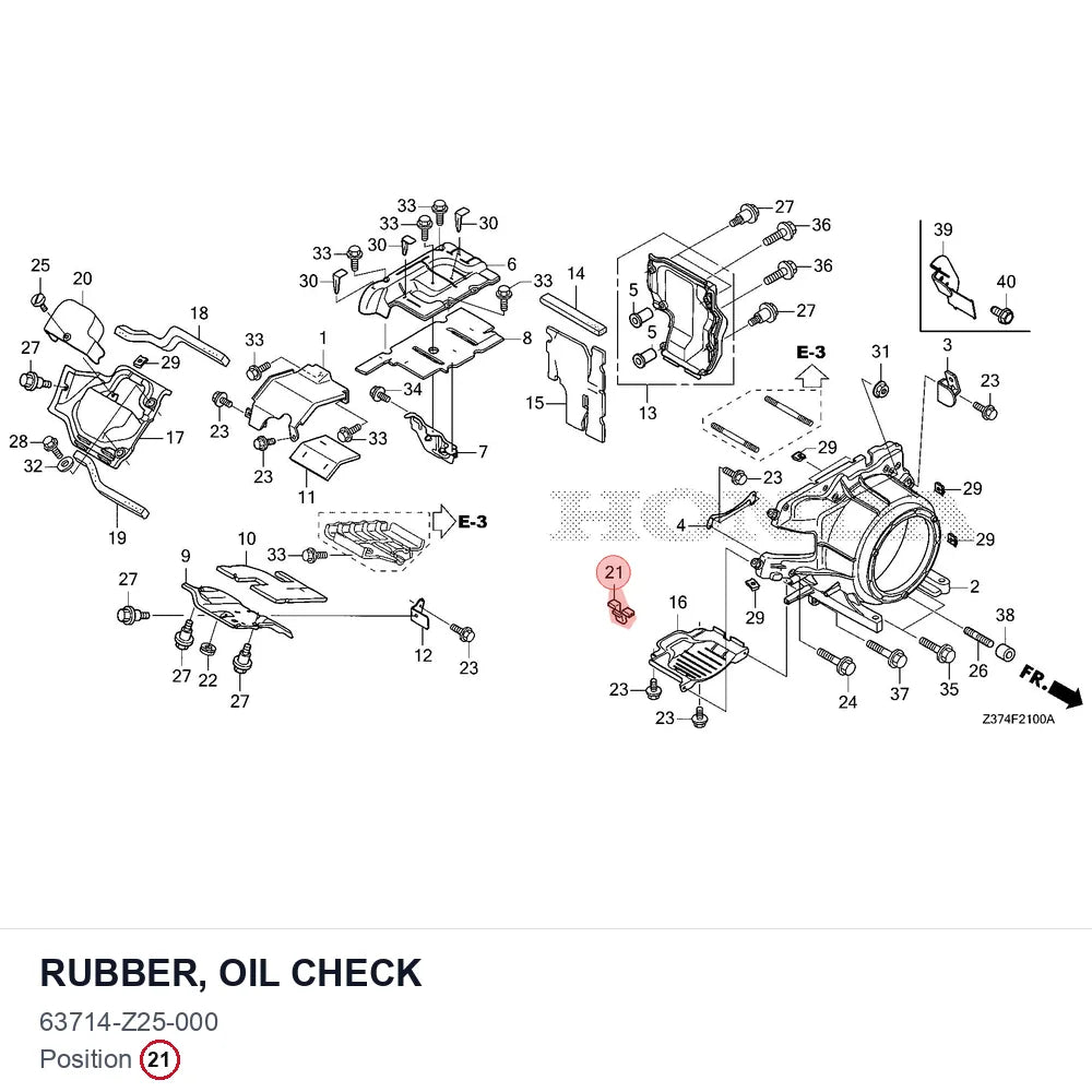 RUBBER, OIL CHECK