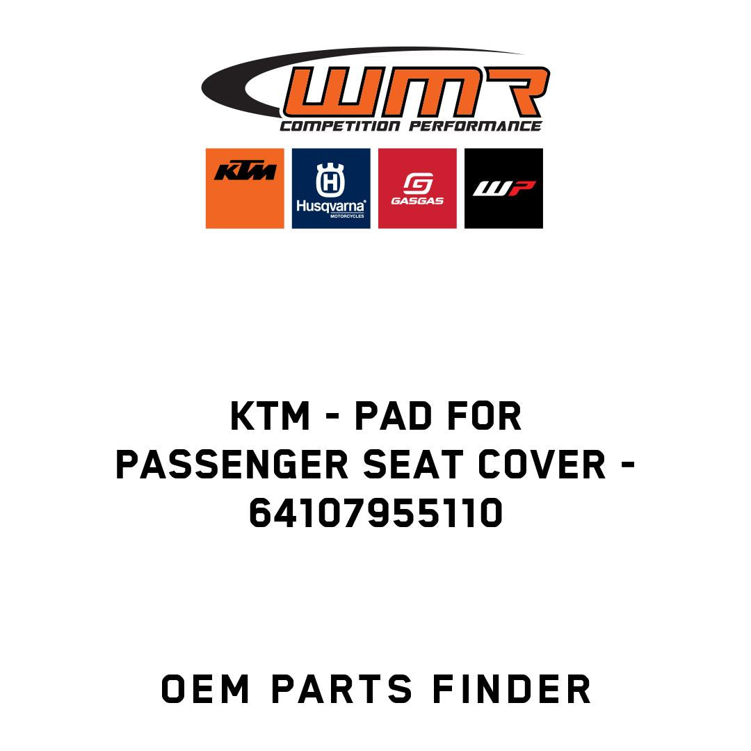 Pad for passenger seat cover