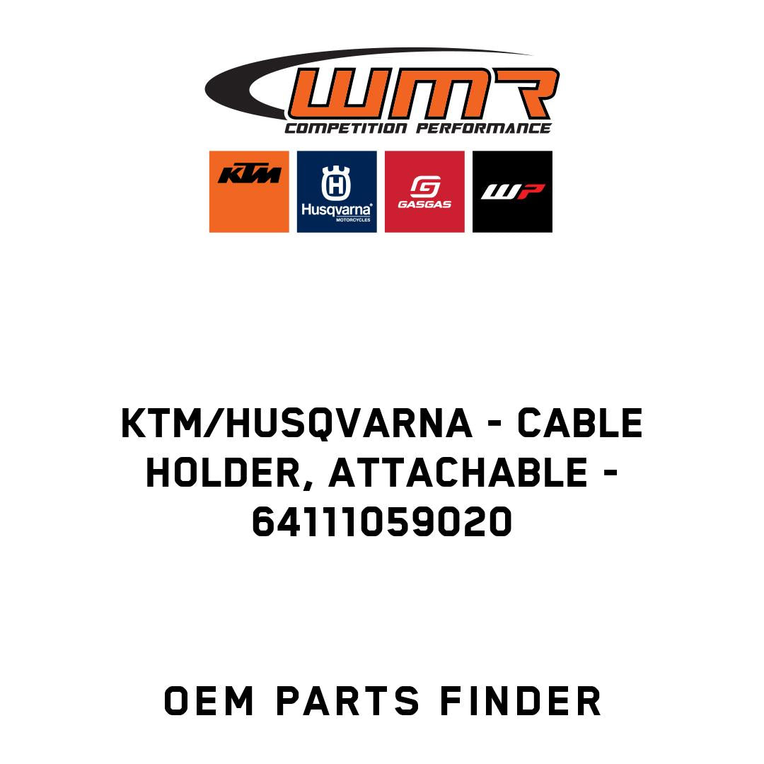 Cable holder, attachable