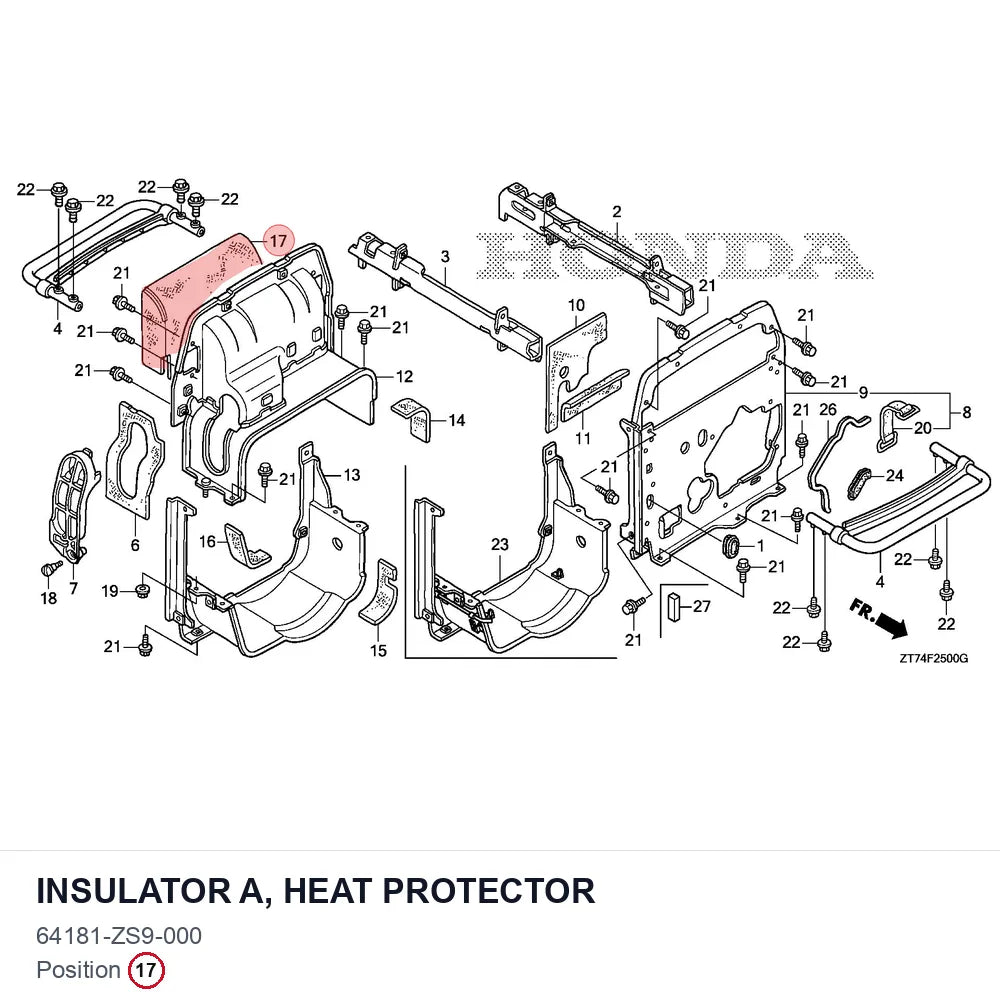 INSULATOR A, HEAT PROTECTOR
