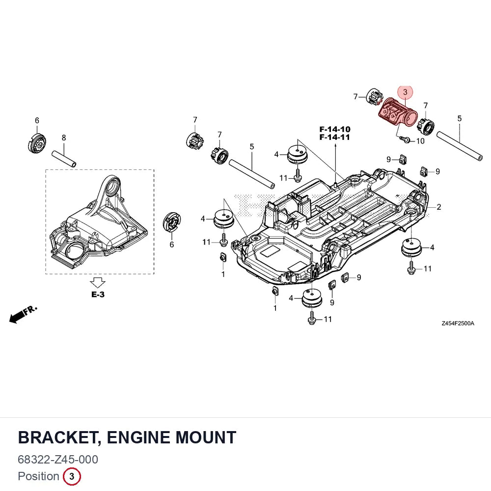 BRACKET, ENGINE MOUNT